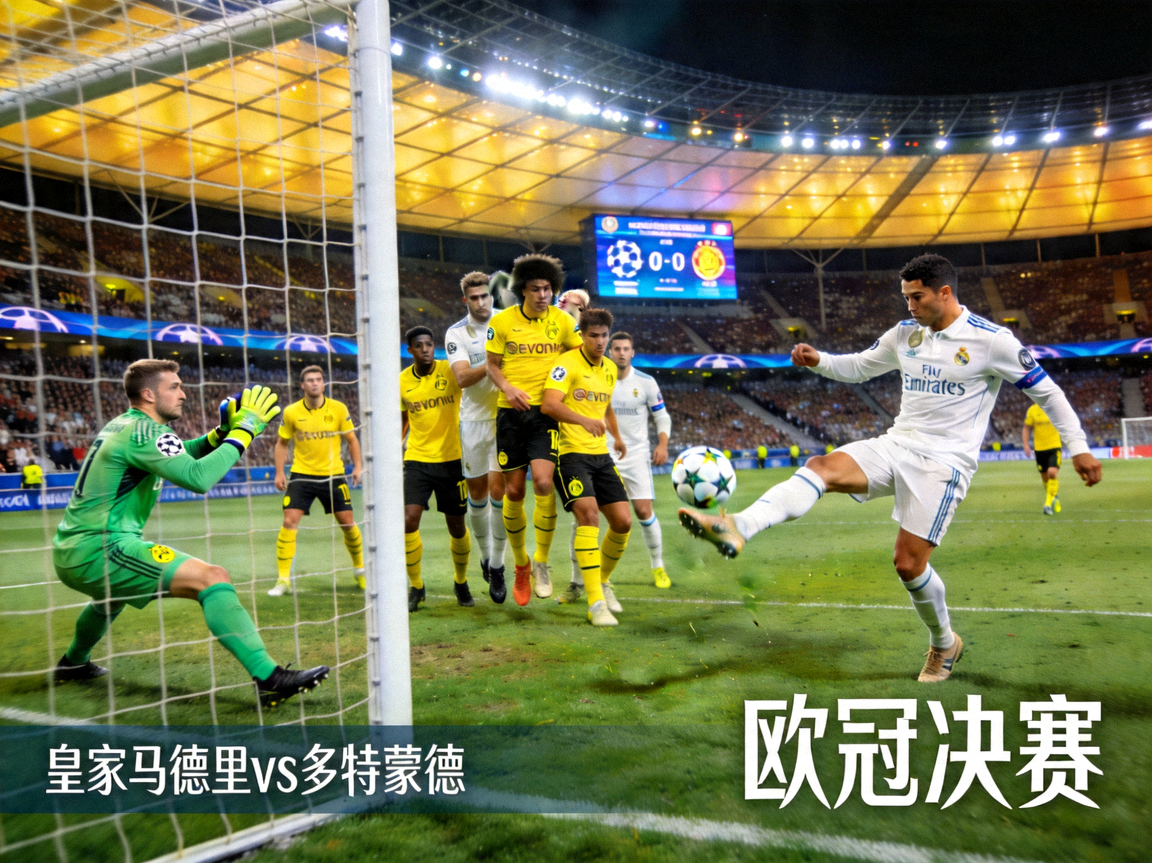 欧冠决赛皇家马德里对阵多特蒙德比赛精彩瞬间